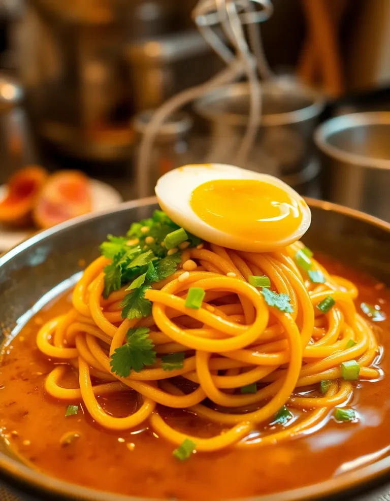 10 Minute Sesame Garlic Ramen Noodles