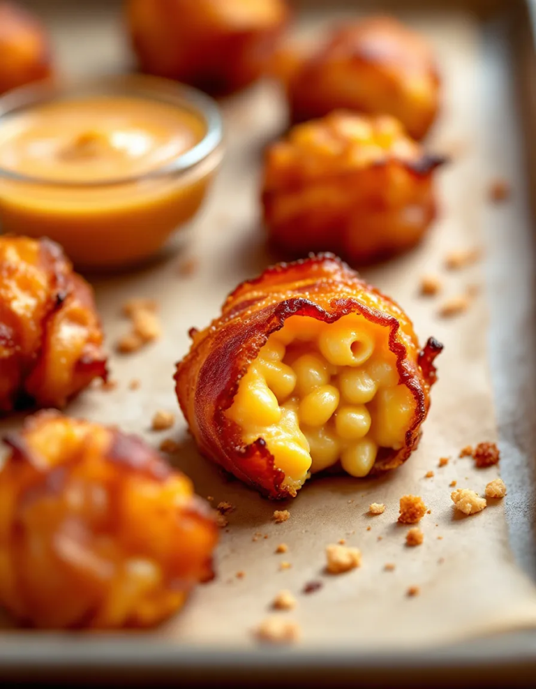 Best Bacon-Wrapped Mac & Cheese Bites Recipe