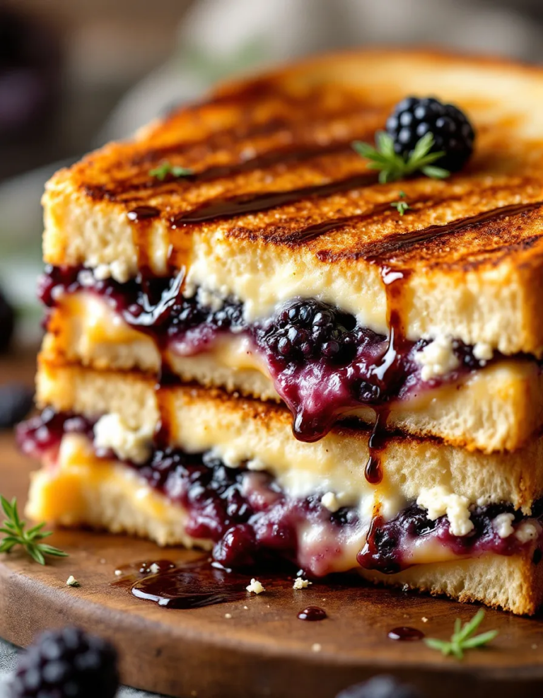 Ultimate Balsamic Blackberry Bliss Grilled Cheese Recipe