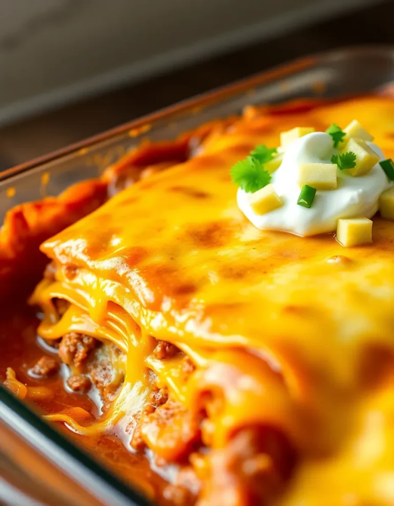 Beef Enchilada Casserole