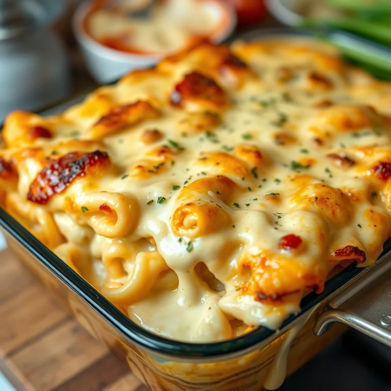 Best Chicken Alfredo Bake – Creamy & Cheesy Recipe