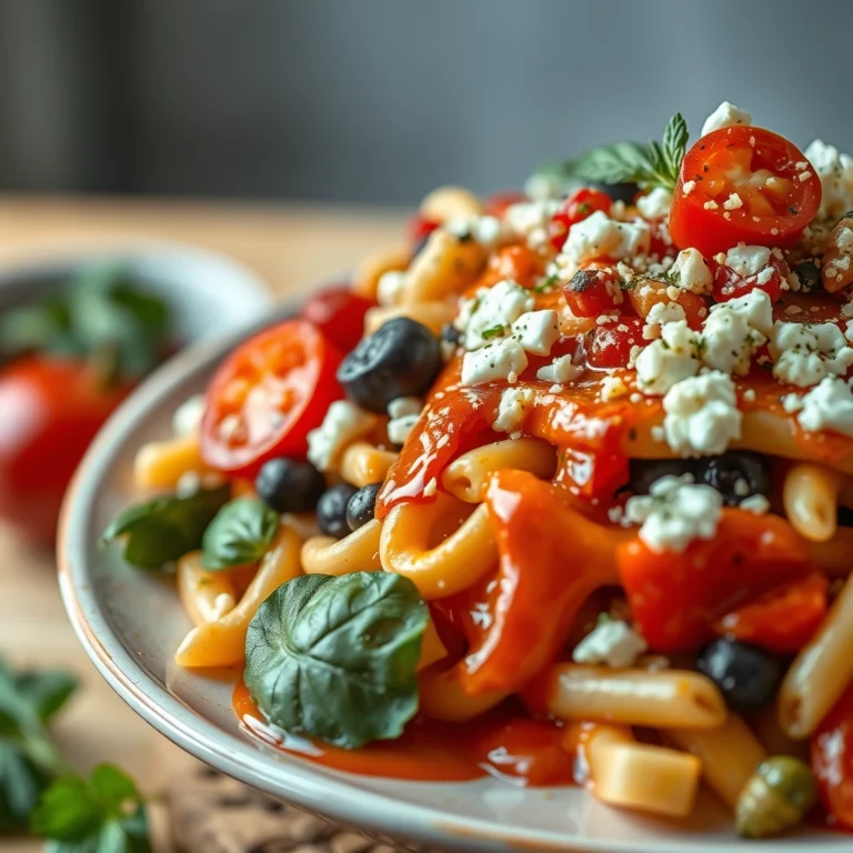 Best Greek Pasta Salad – Easy & Flavorful Recipe