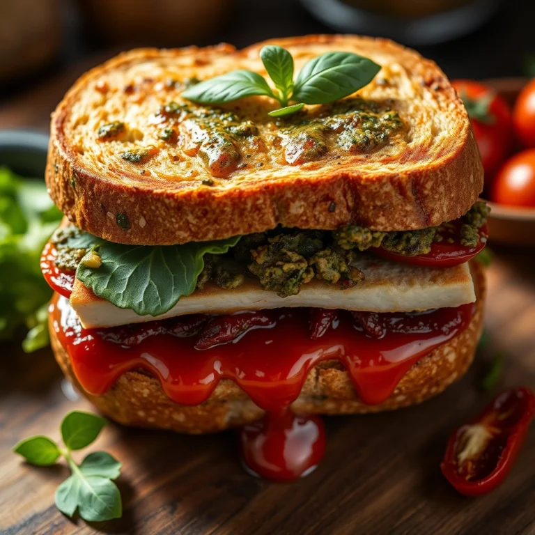 Best Sun-dried Tomato Pesto Turkey Sandwich