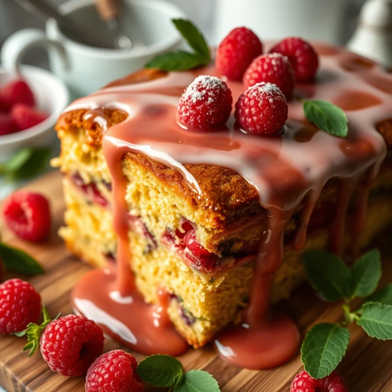 Best Zucchini Raspberry Cake – Moist & Flavorful Recipe