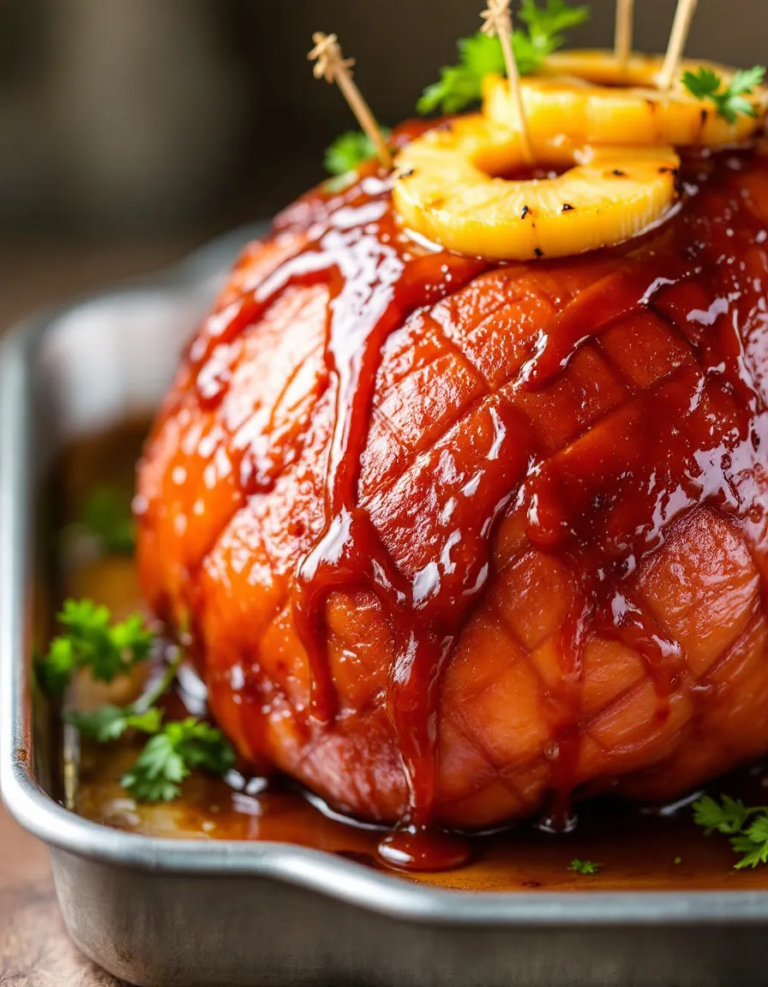 Best Brown Sugar Pineapple Ham Bake Recipe
