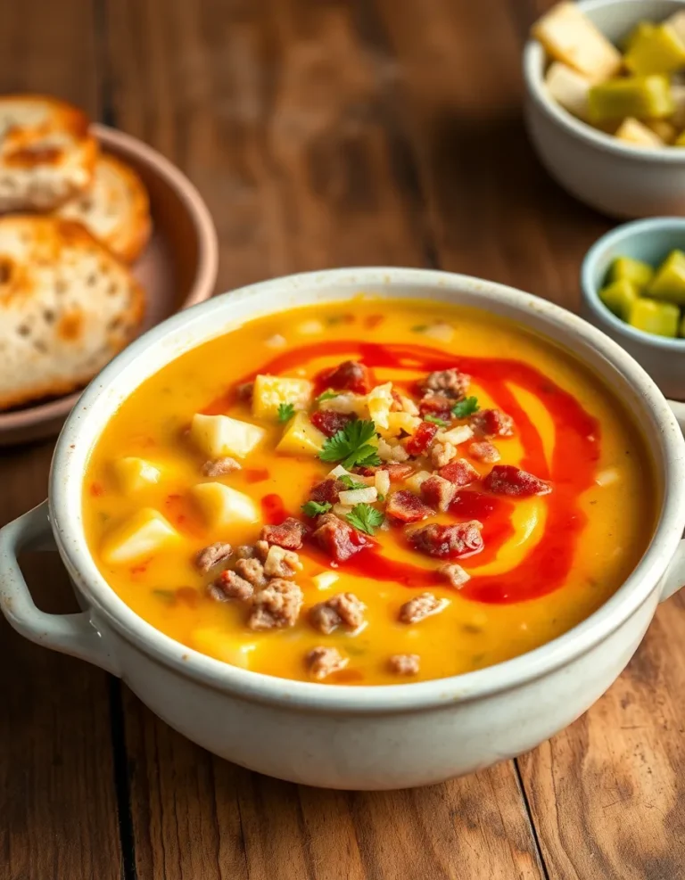 This Cheeseburger Soup is OMG Delicious!