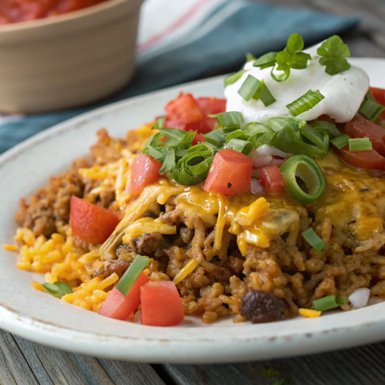 Cheesy Taco Rice