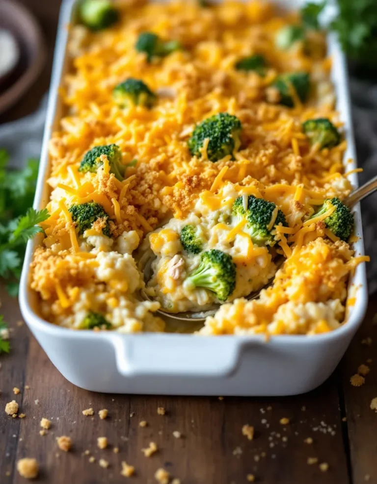 Easy Chicken Broccoli Rice Casserole Recipe