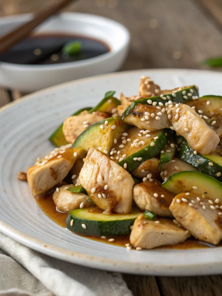 Chicken Zucchini Stir Fry