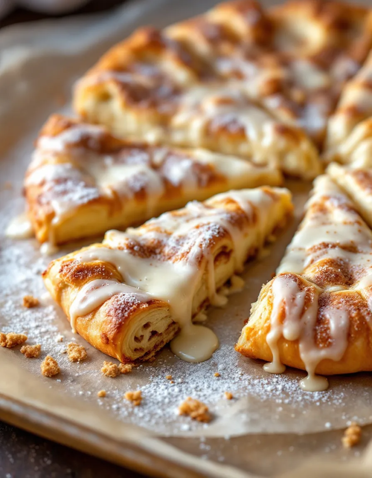 Easy Cinnamon-Sugar Pizza with Crescent Rolls Recipe