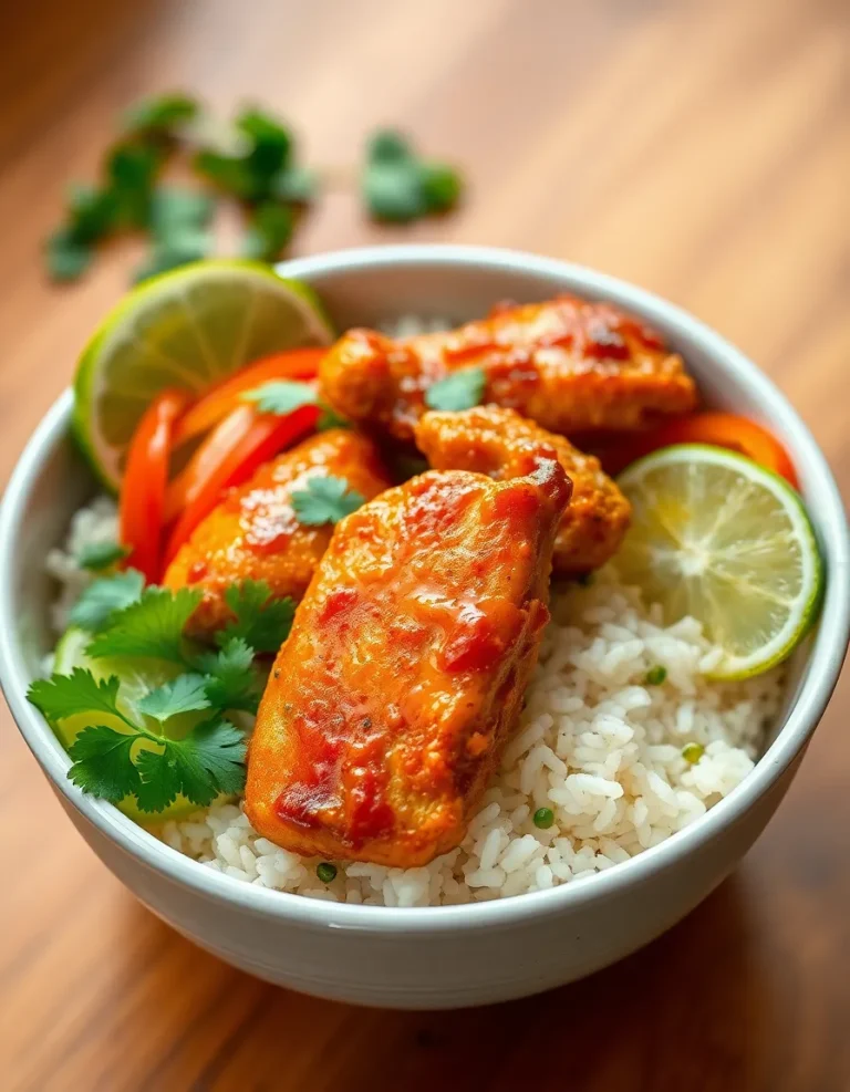 Coconut Chicken Rice Bowl