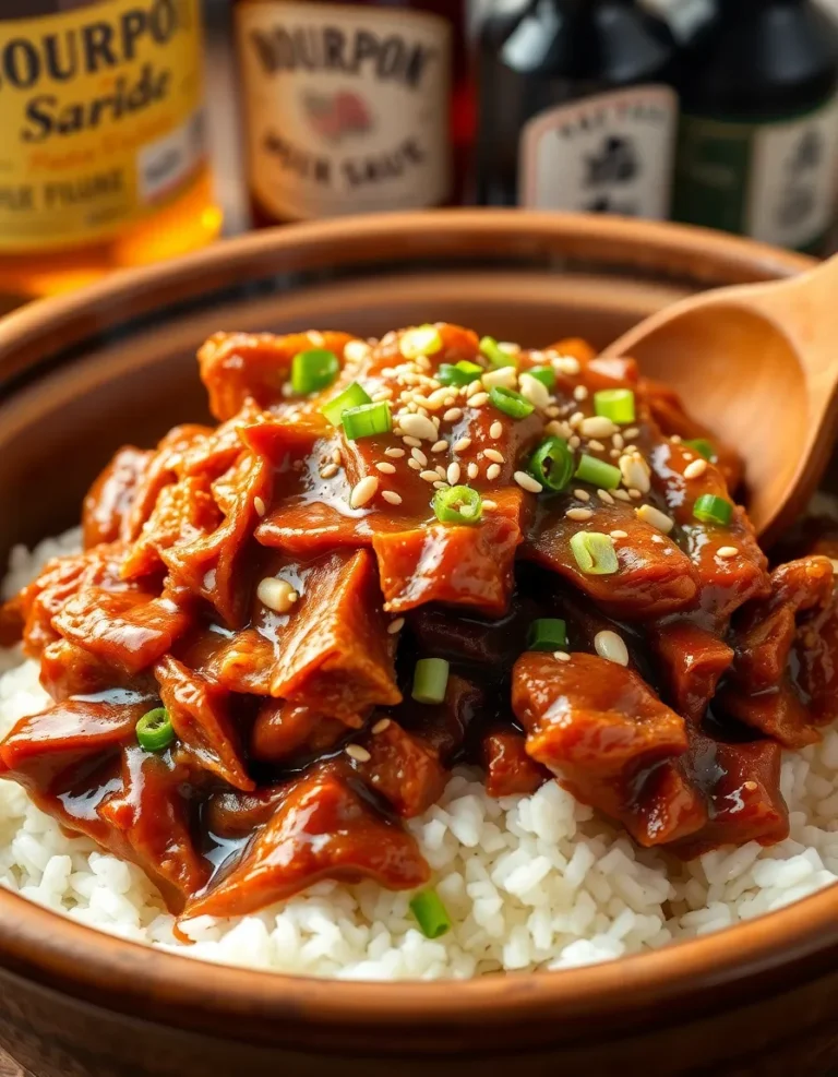 Crock Pot Bourbon Chicken