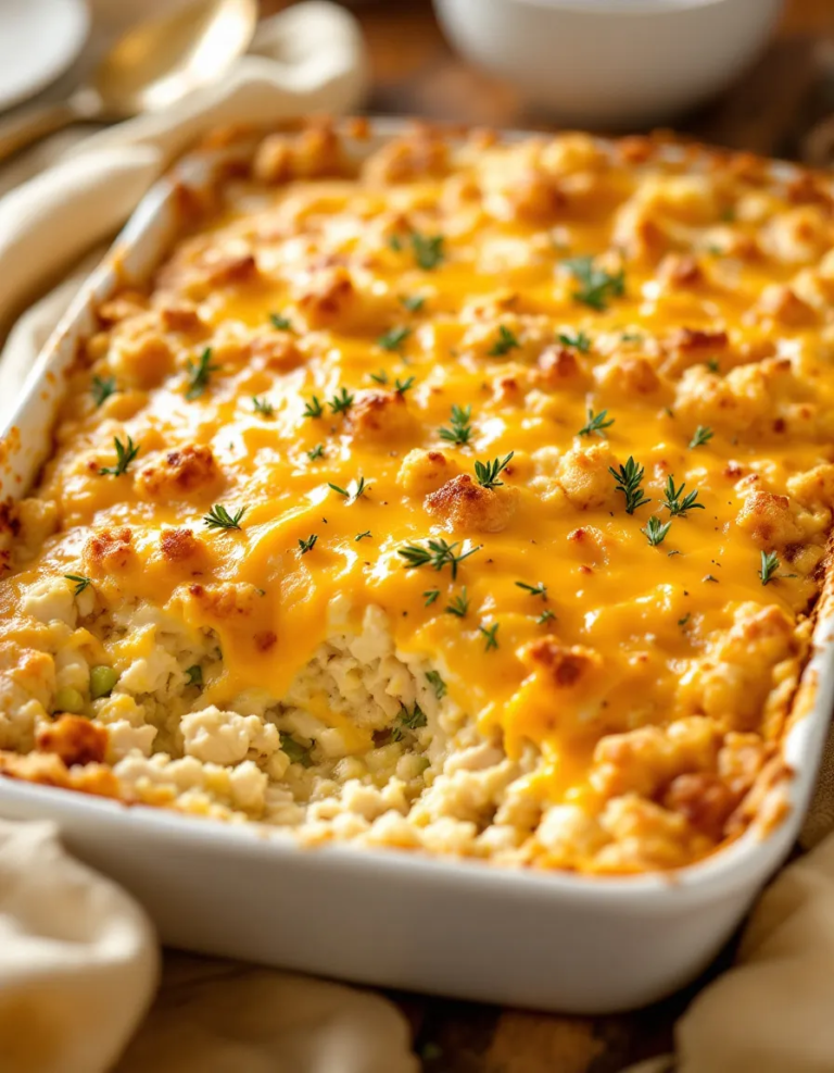Easy Dolly’s Chicken and Stuffing Casserole Recipe