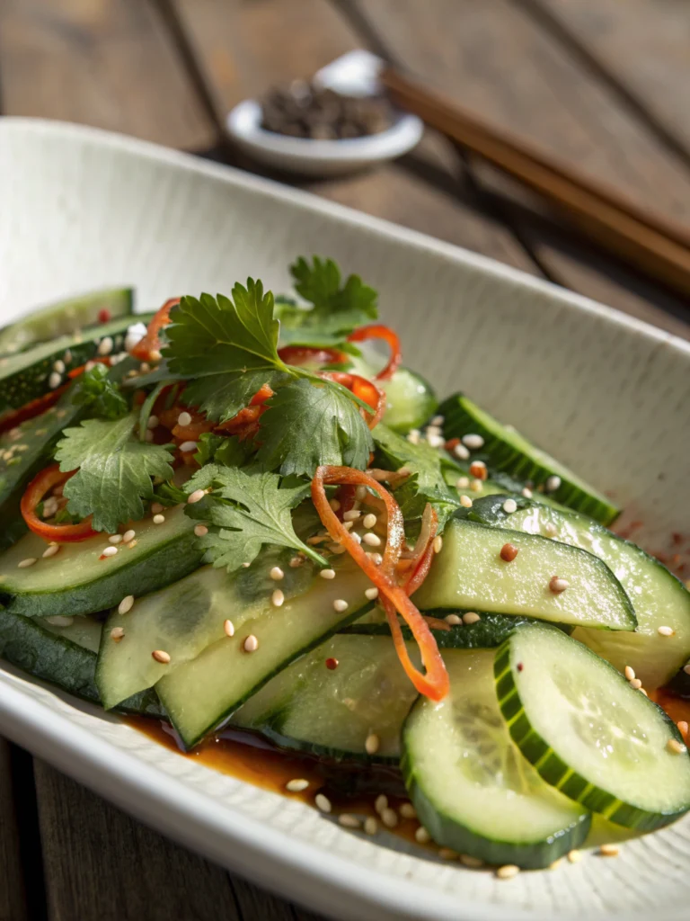 Easy Asian Cucumber Salad