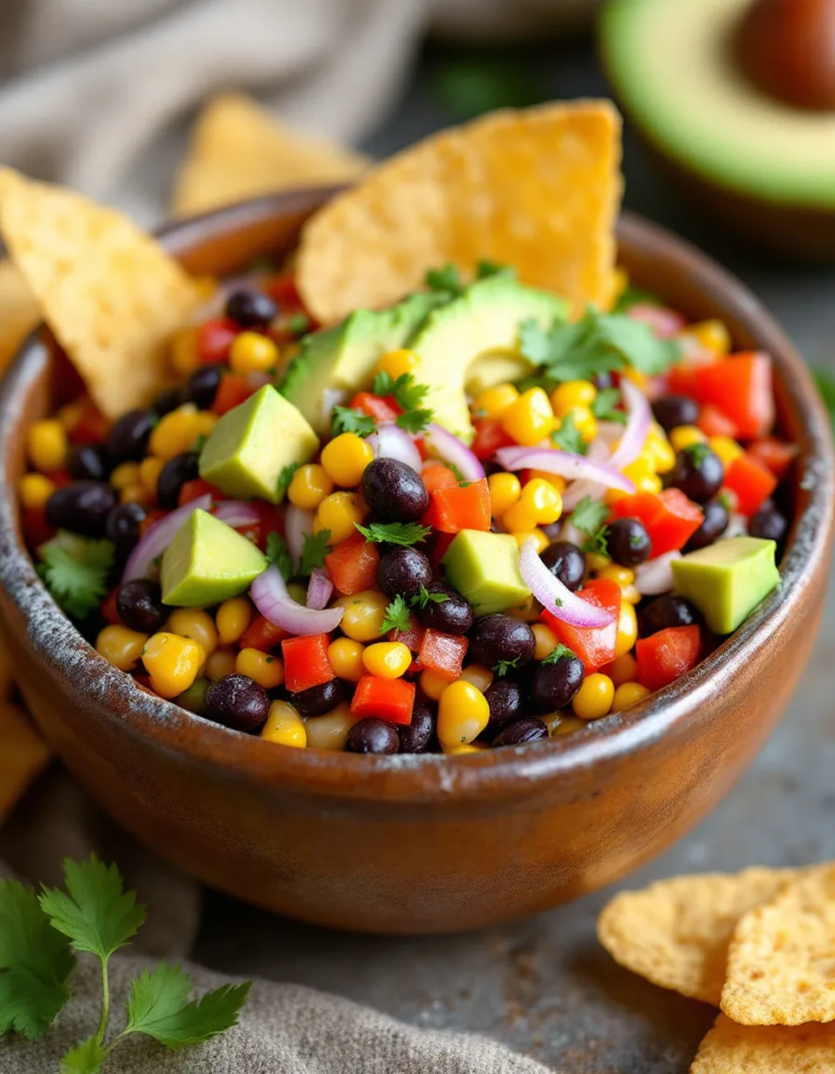 Easy Black Bean and Corn Salsa – Perfect Appetizer