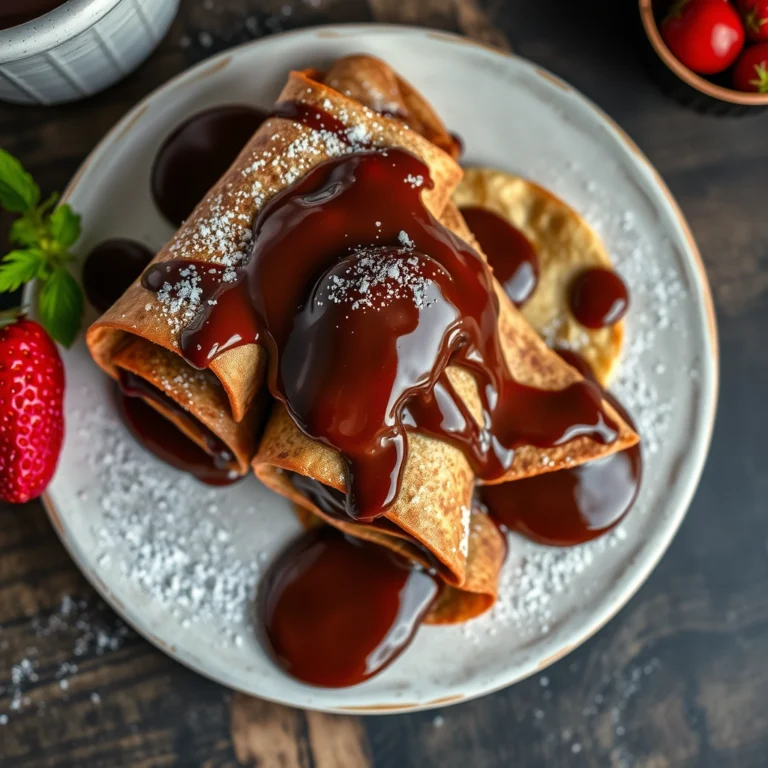 Easy Chocolate Crepes – Simple Homemade Recipe