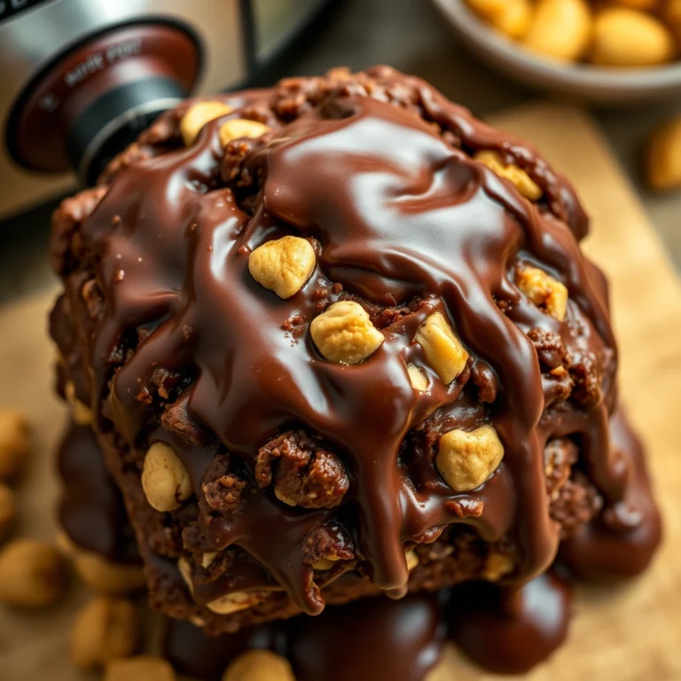 Easy Crock Pot Chocolate Peanut Clusters Recipe