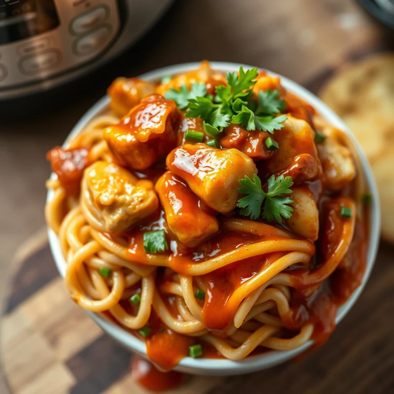 Easy Instant Pot Chicken and Noodles Recipe