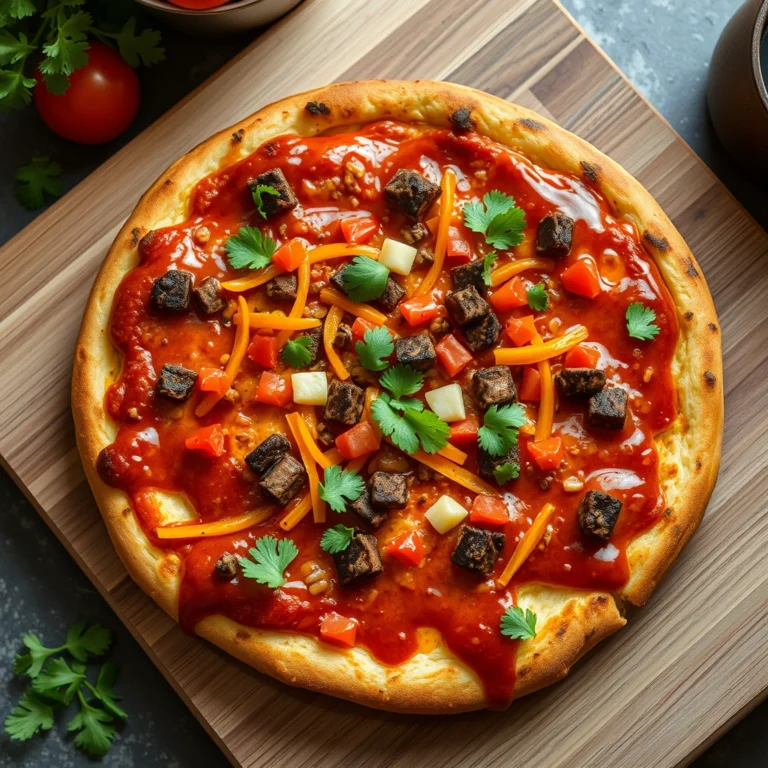 Easy Taco Pizza Recipe – The Ultimate Crowd-Pleaser