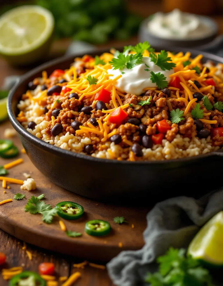 Easy Taco Rice Recipe – Hearty and Flavorful Dish