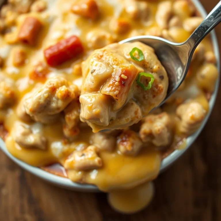 Easy White Chicken Chili Bake – Comforting Dinner Idea