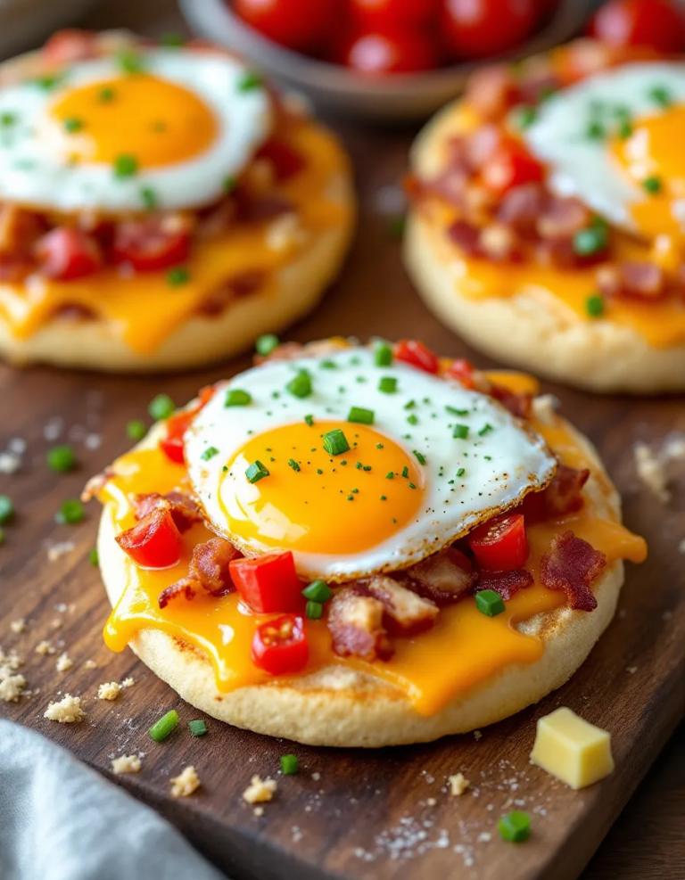 Easy English Muffin Breakfast Pizzas – Quick Recipe