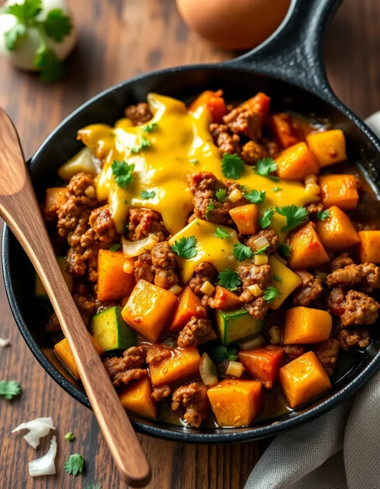 Ground Beef Zucchini Sweet Potato Skillet – Averyrecipes