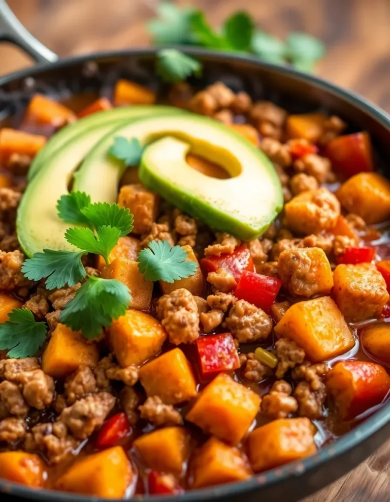 Ground Turkey Sweet Potato Skillet – Quick, Healthy, and Delicious