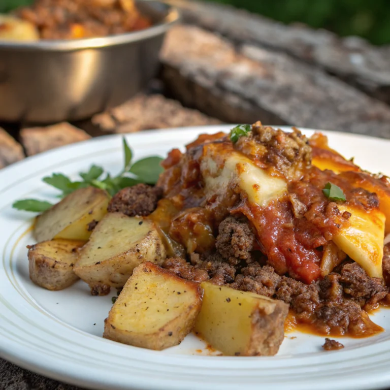 Hobo Casserole Rustic Ground Beef and Potato Bake