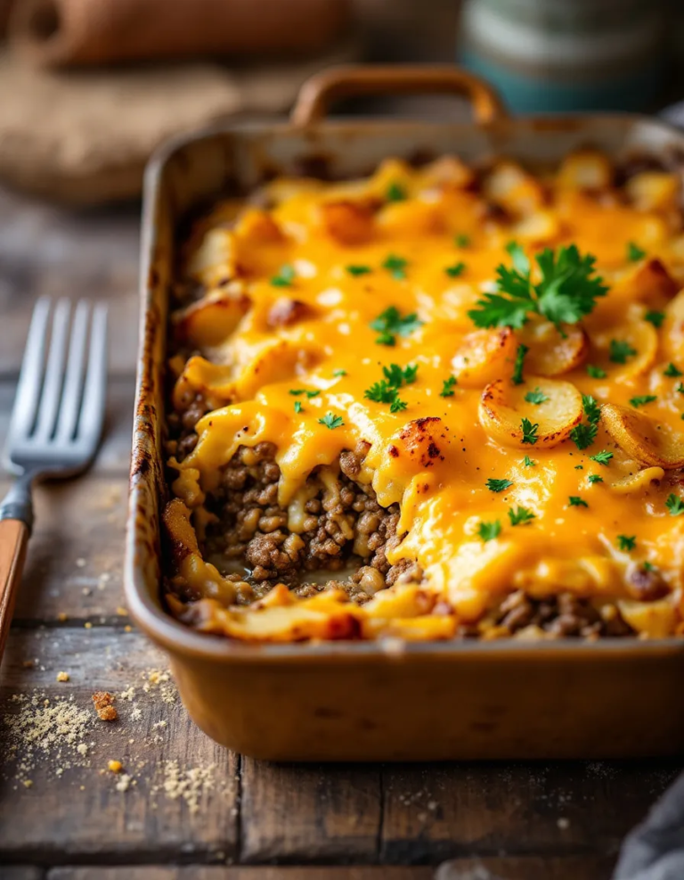 Easy Hobo Casserole with Ground Beef Recipe