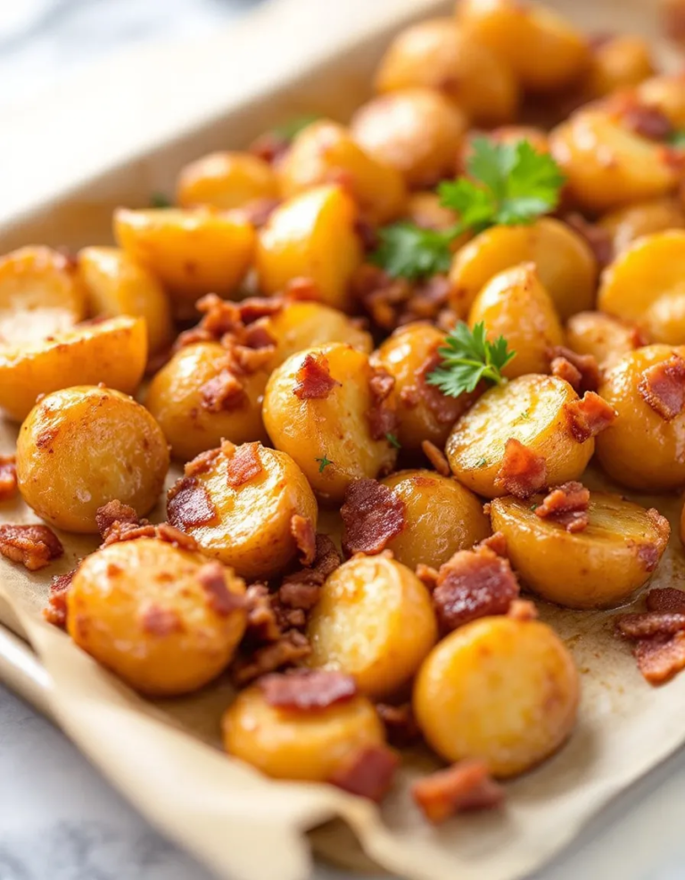 Best Honey Bacon Roasted Potatoes – Easy Recipe