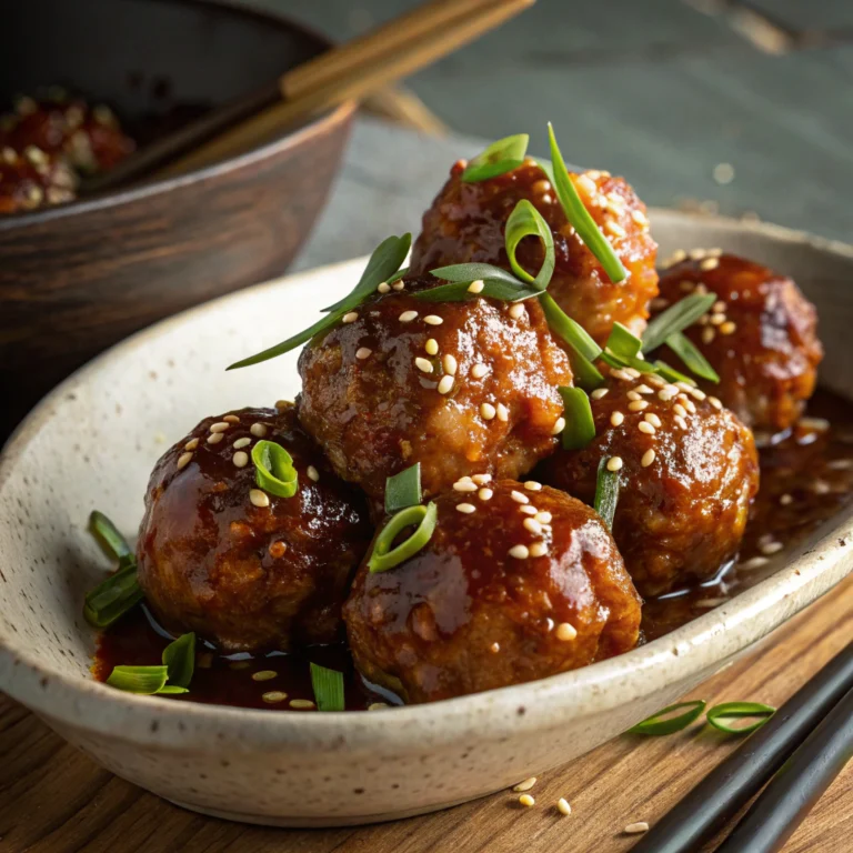 Honey Garlic Meatballs – I Heart Naptime