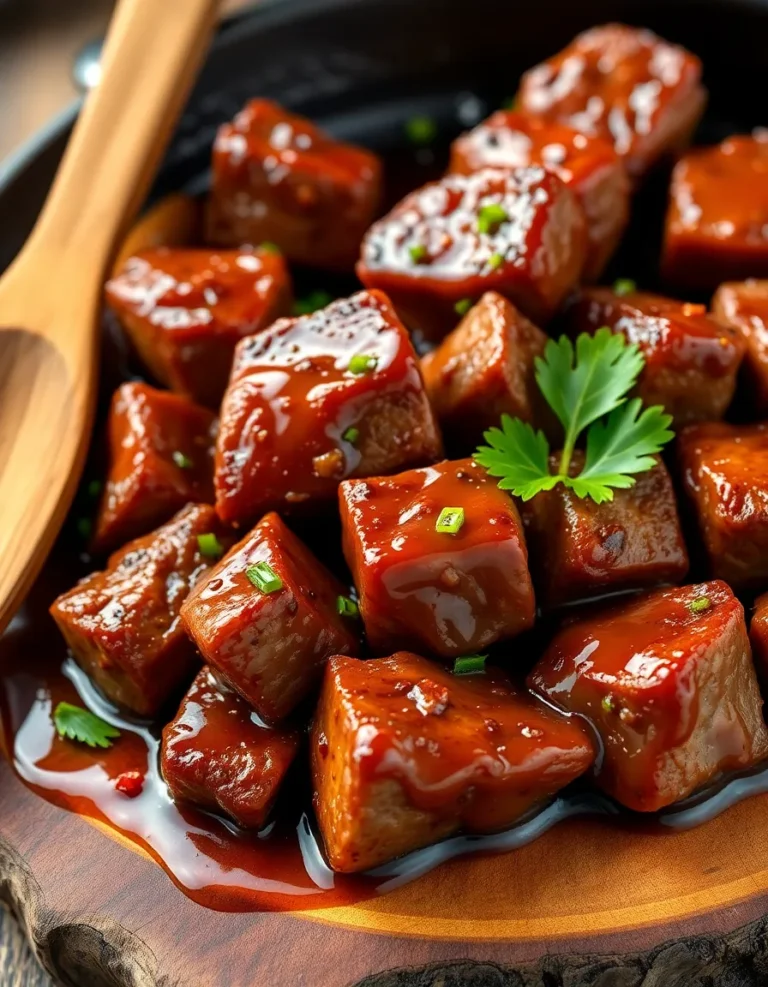 Honey Garlic Steak Bites