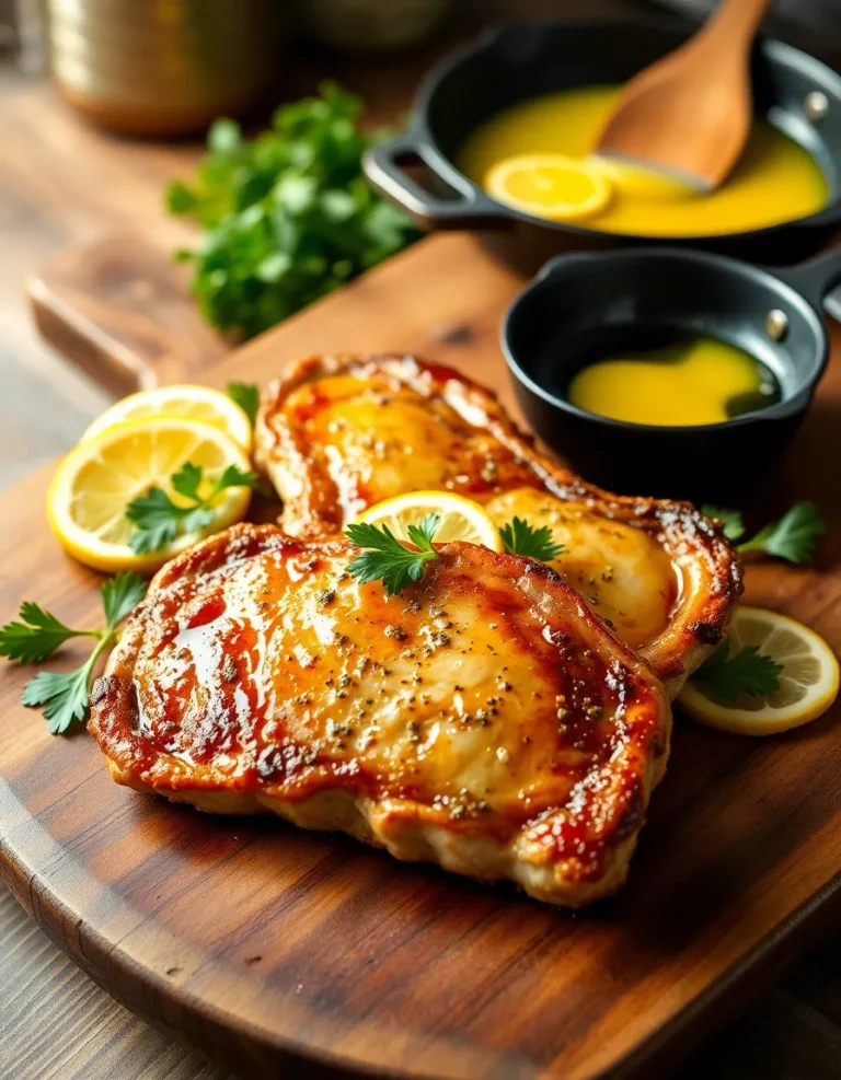 Juicy Oven Baked Pork Chops – Lemon Blossoms