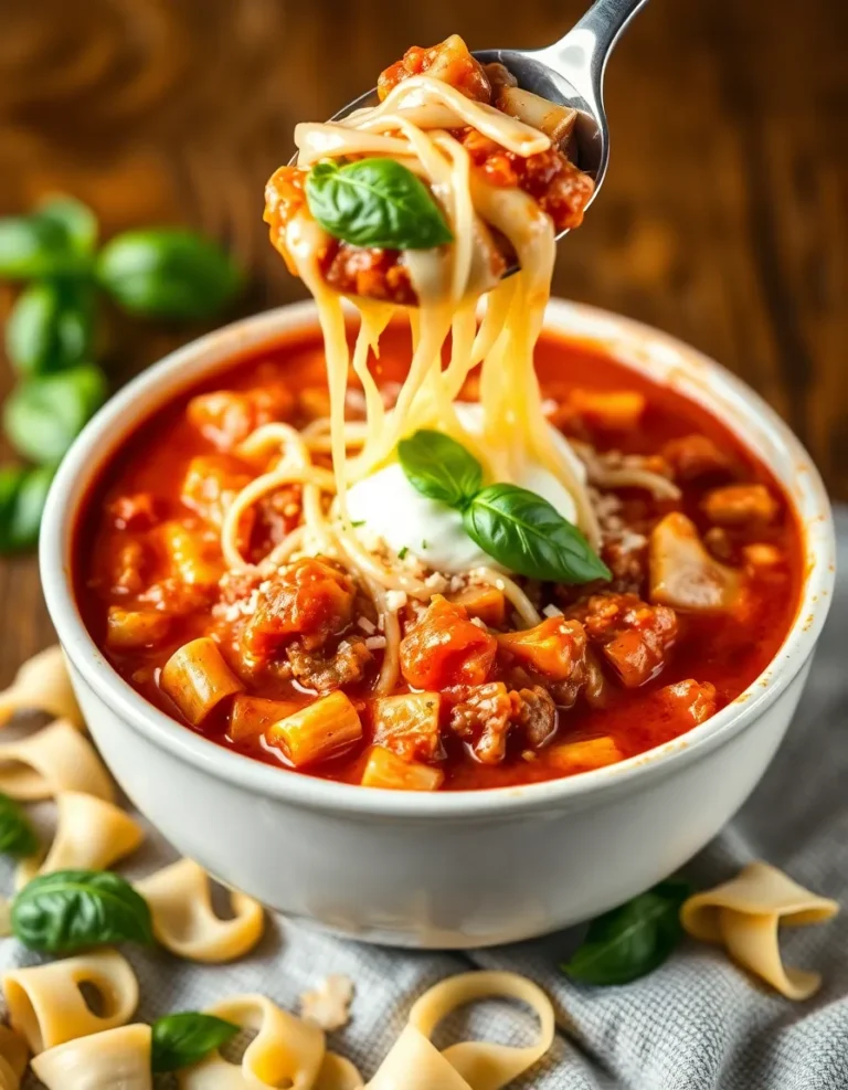 Lasagna Soup – An Organized Chaos