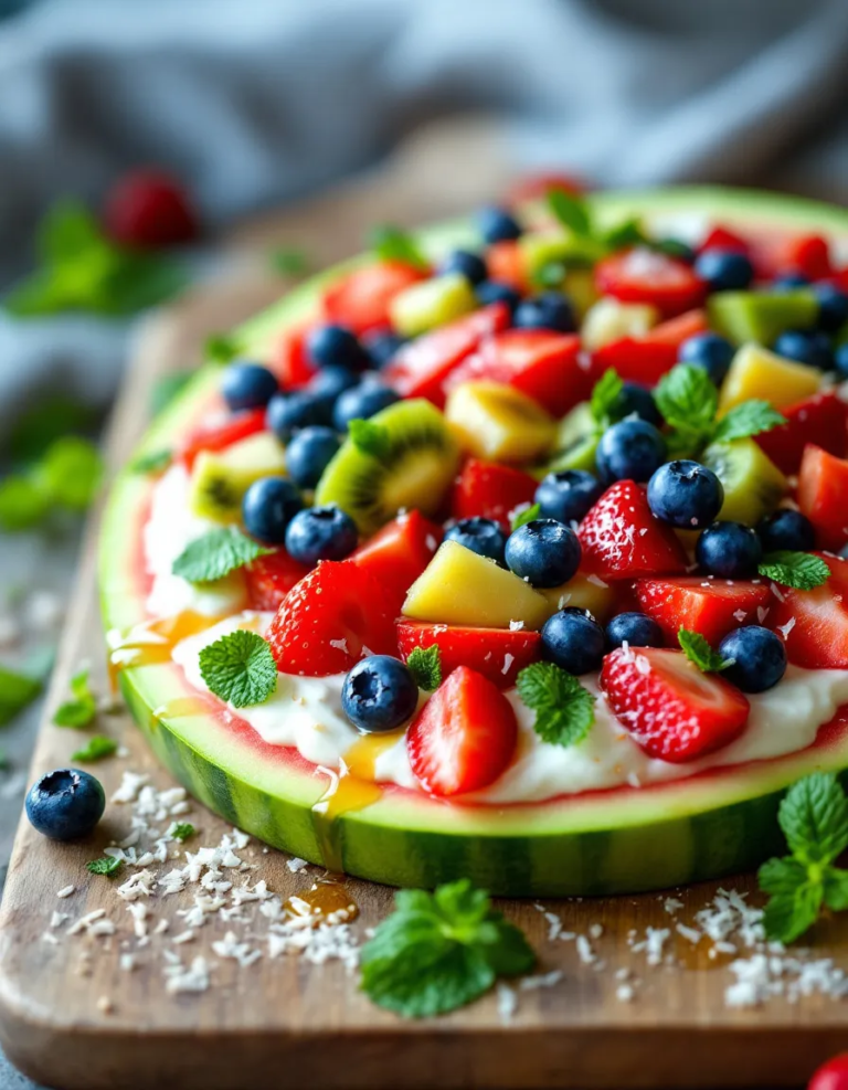 Best Watermelon Pizza – Light and Refreshing Treat