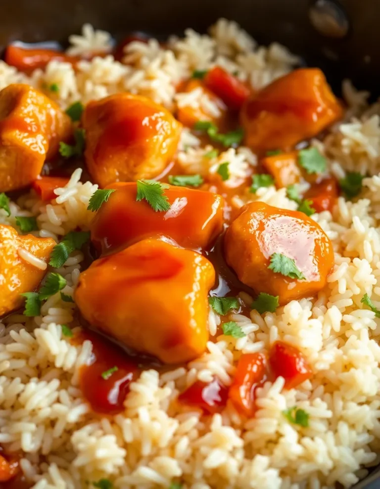 One-Pan Honey BBQ Chicken Rice