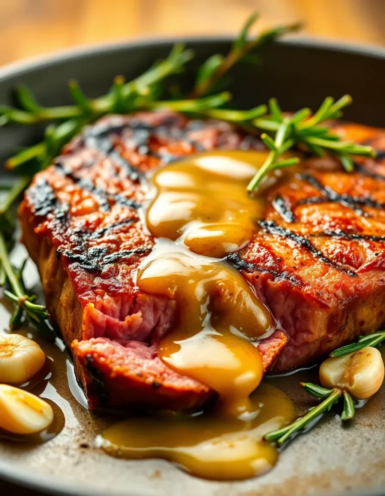 Pan-Seared Steak in Butter Sauce