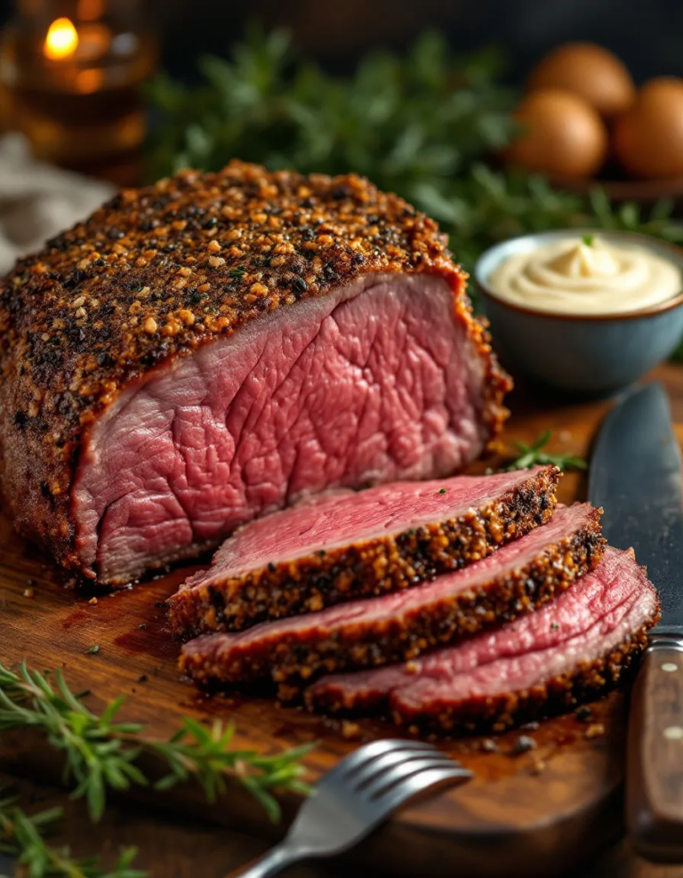 Perfect Prime Rib with Horseradish Cream Sauce