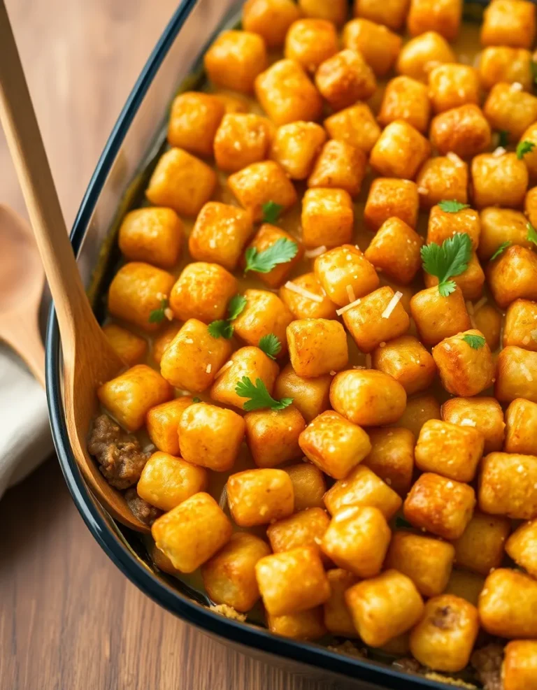 Simple and Delicious Tater Tot Casserole Recipe