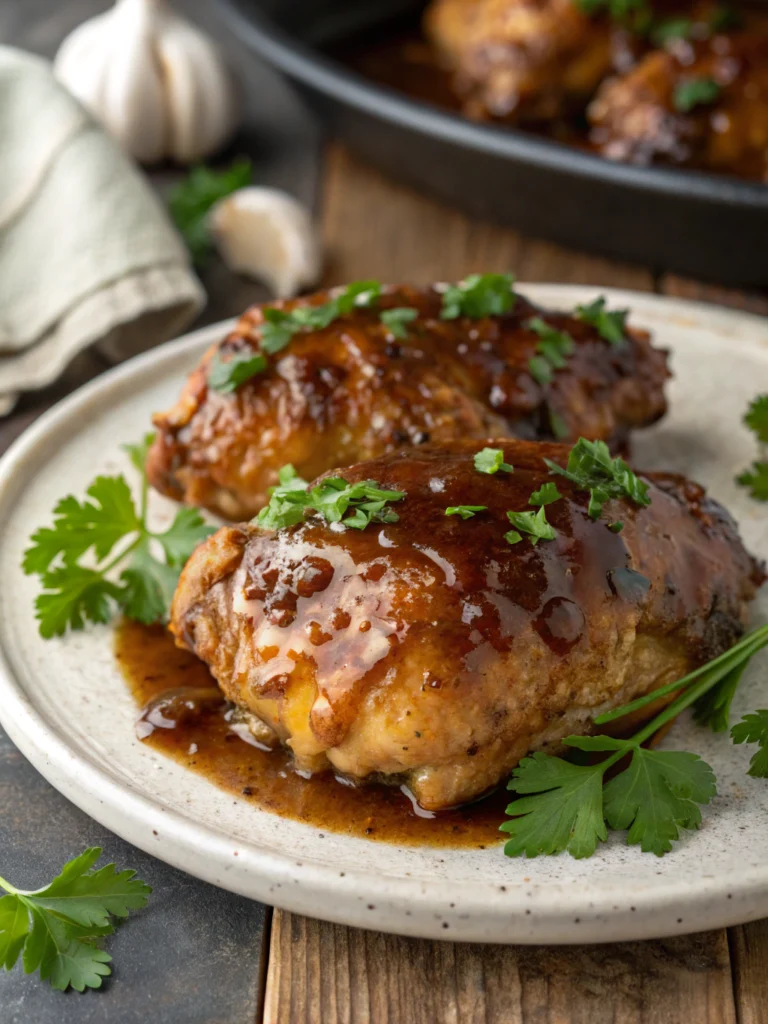 Slow Cooker Brown Sugar Garlic Chicken