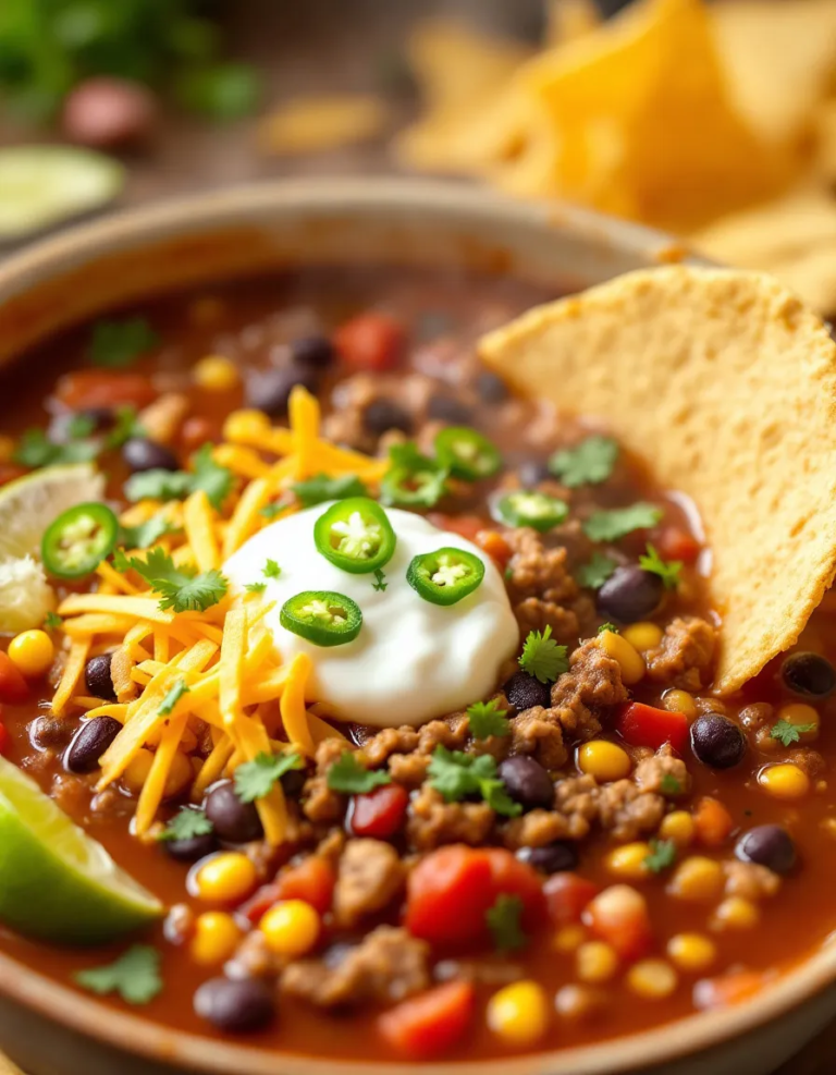 Easy Taco Soup Recipe – Perfect for Cinno de Mayo 🌶️