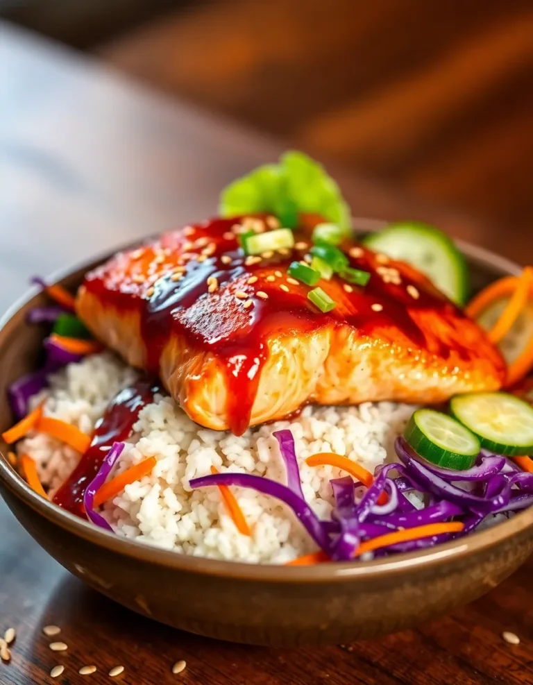 Teriyaki Salmon Bowl