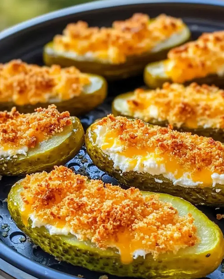 Easy Air Fryer Stuffed Pickles Ready in 30 Minutes