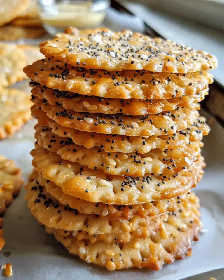 Easy Black Pepper Asiago Crackers Ready in 30 Minutes