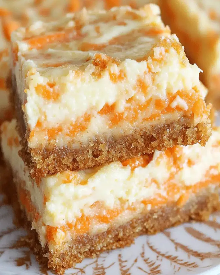 Easy Carrot Cheesecake Bars Ready in 30 Minutes