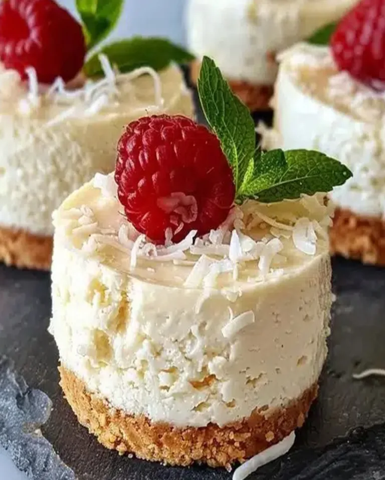 Best Coconut Milk Mini Cheesecakes – No-Bake Delight