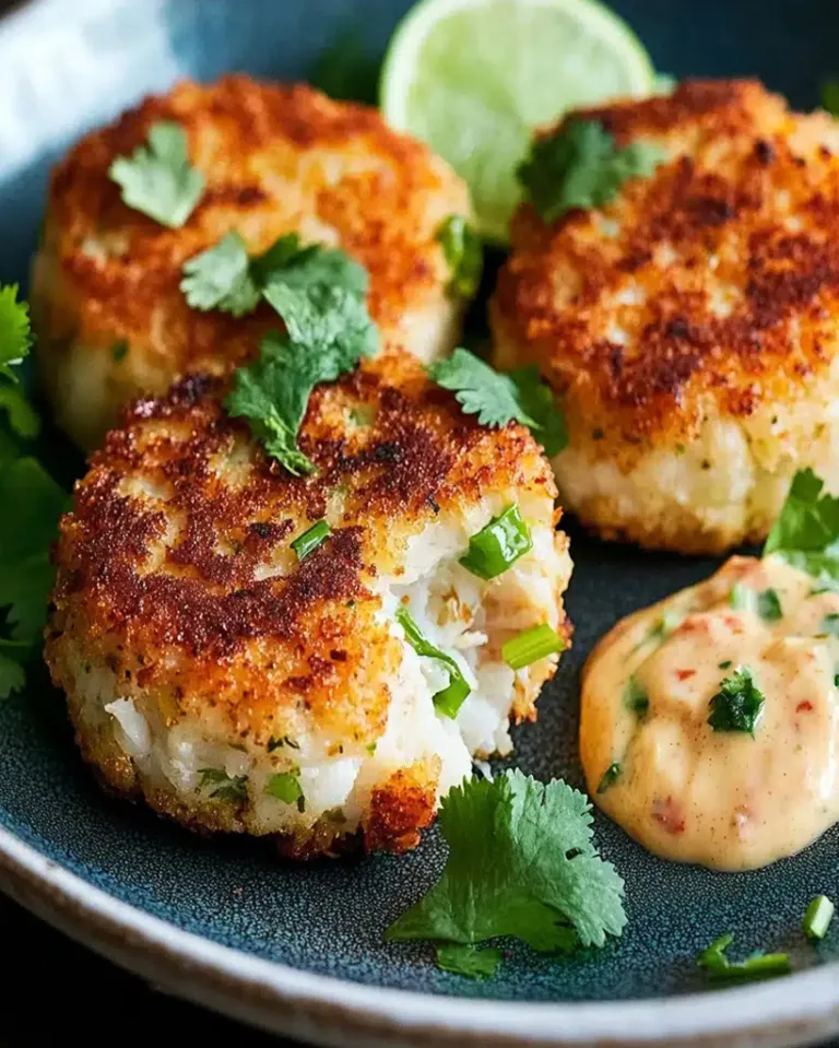 Easy Crab Cakes with Cilantro and Lime Ready in 30 Minutes
