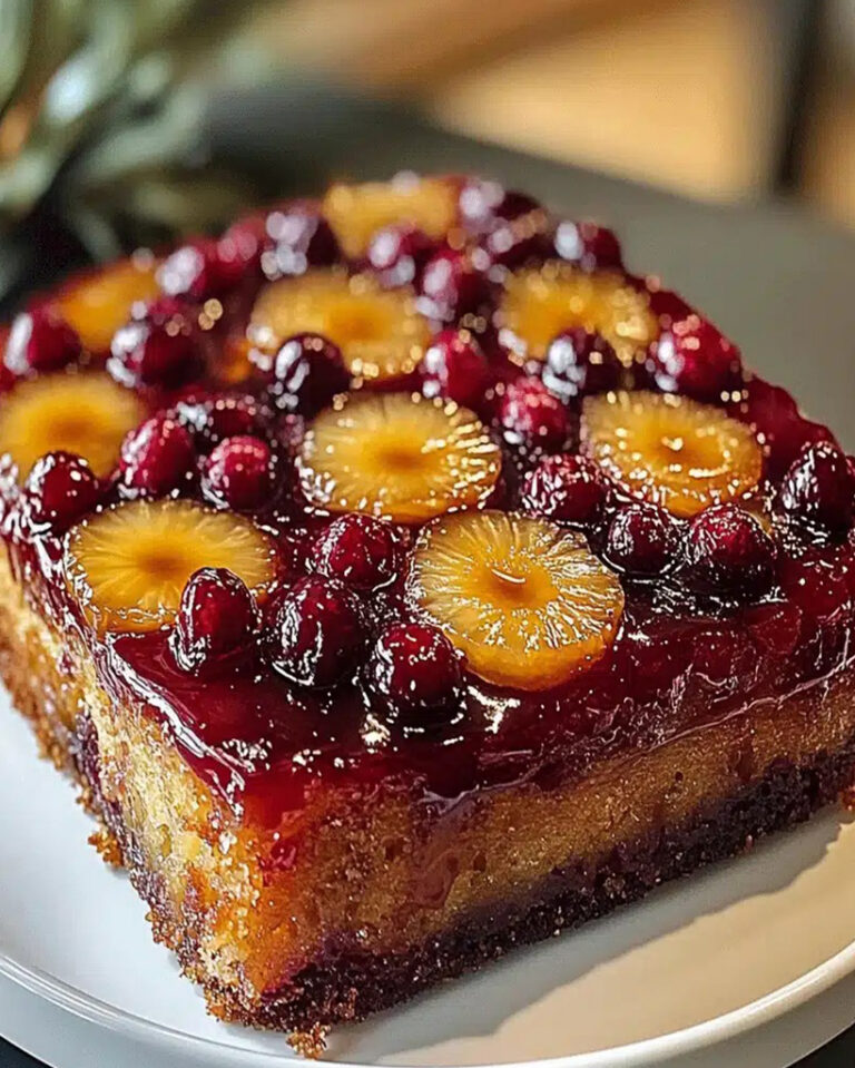Easy Cranberry Pineapple Upside Cake Ready in 30 Minutes