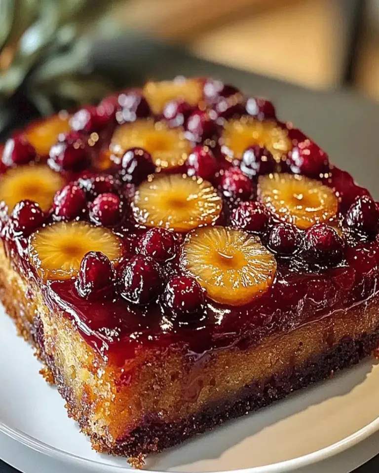 Easy Cranberry Pineapple Upside Cake Ready in 30 Minutes